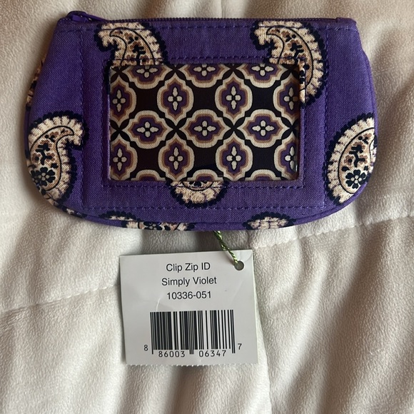 Vera Bradley ID wallet - Simply violet NEW WITH TAGS - Picture 7 of 7